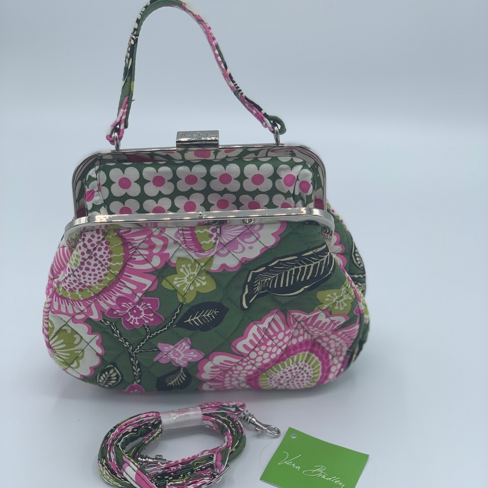 Vera Bradley Mini Frame Crossbody Olivia Pink